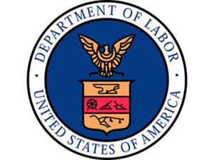 Department of labor logo.