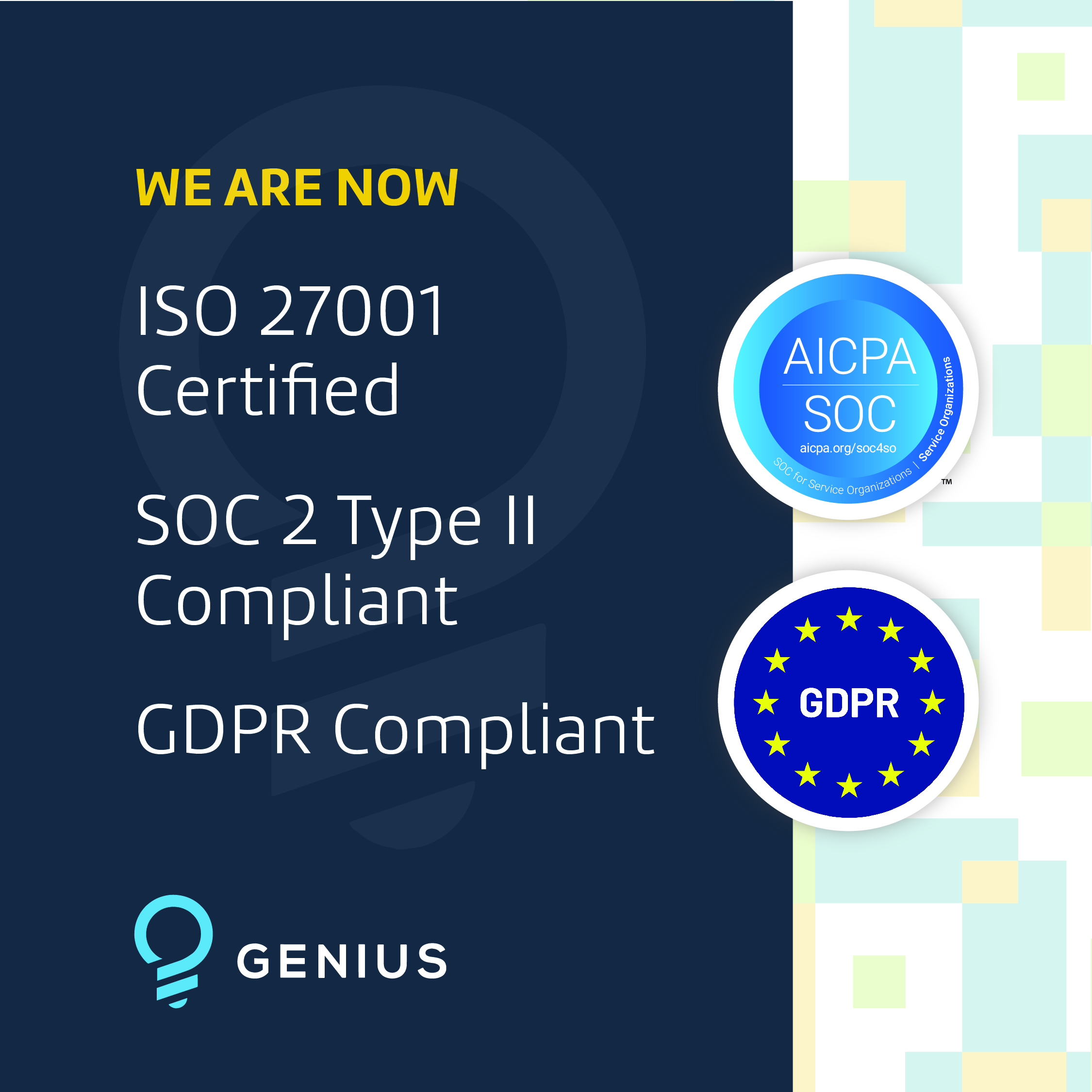 Genius security certifications